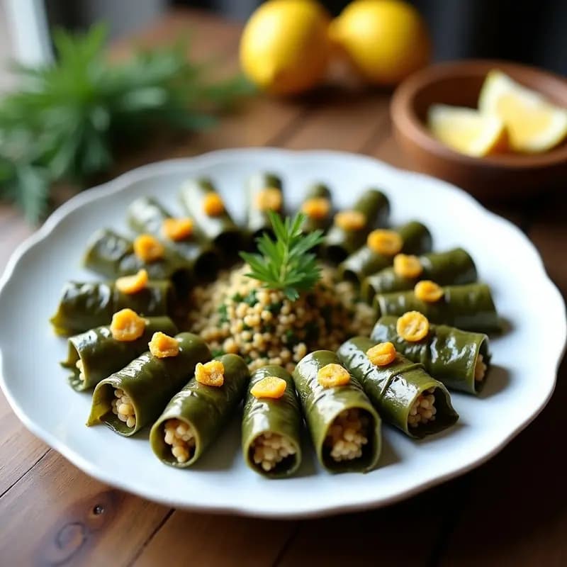 Dolmades de Hojas de Vid con Quinoa y Pasas: Receta Griega Vegana y Sin Arroz