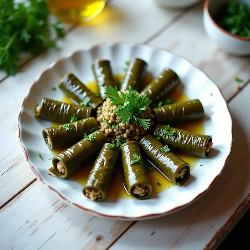 Dolmades de Vinagre de Uva y Hierbas: Receta Griega Fermentada y Probiótica