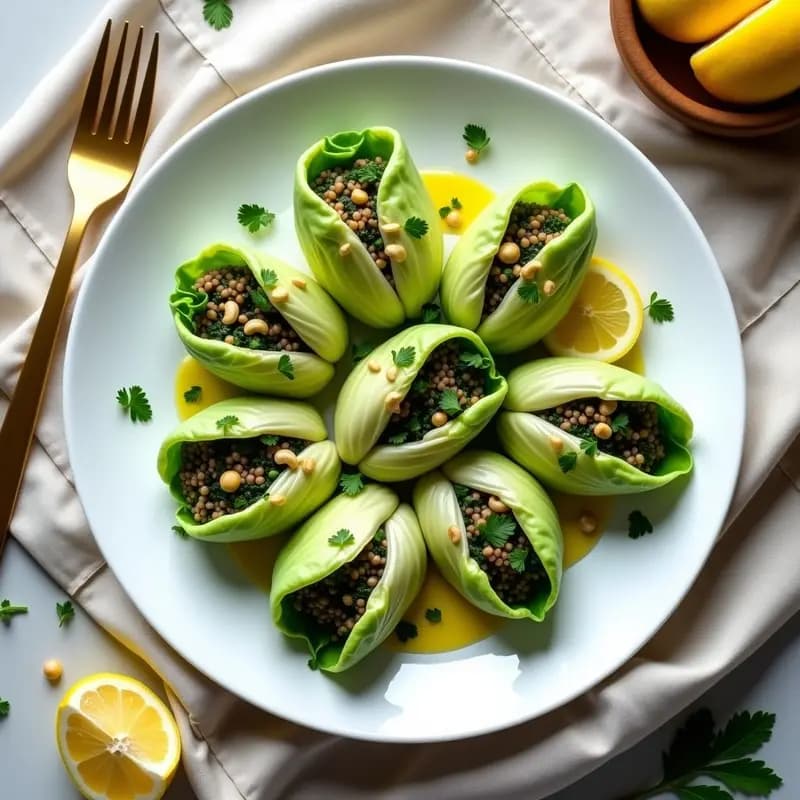 Dolmas de Col rellenos de Arroz Salvaje: Receta Griega Vegana y Baja en Calorías