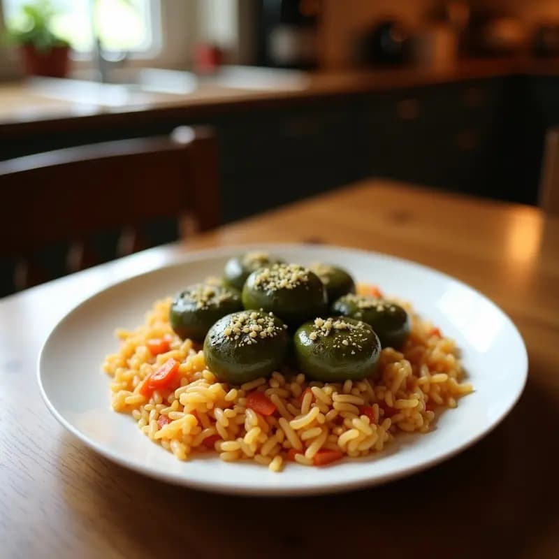 Dolmas de Espinacas y Arroz Integral: Receta Turca Vegana y Ligera