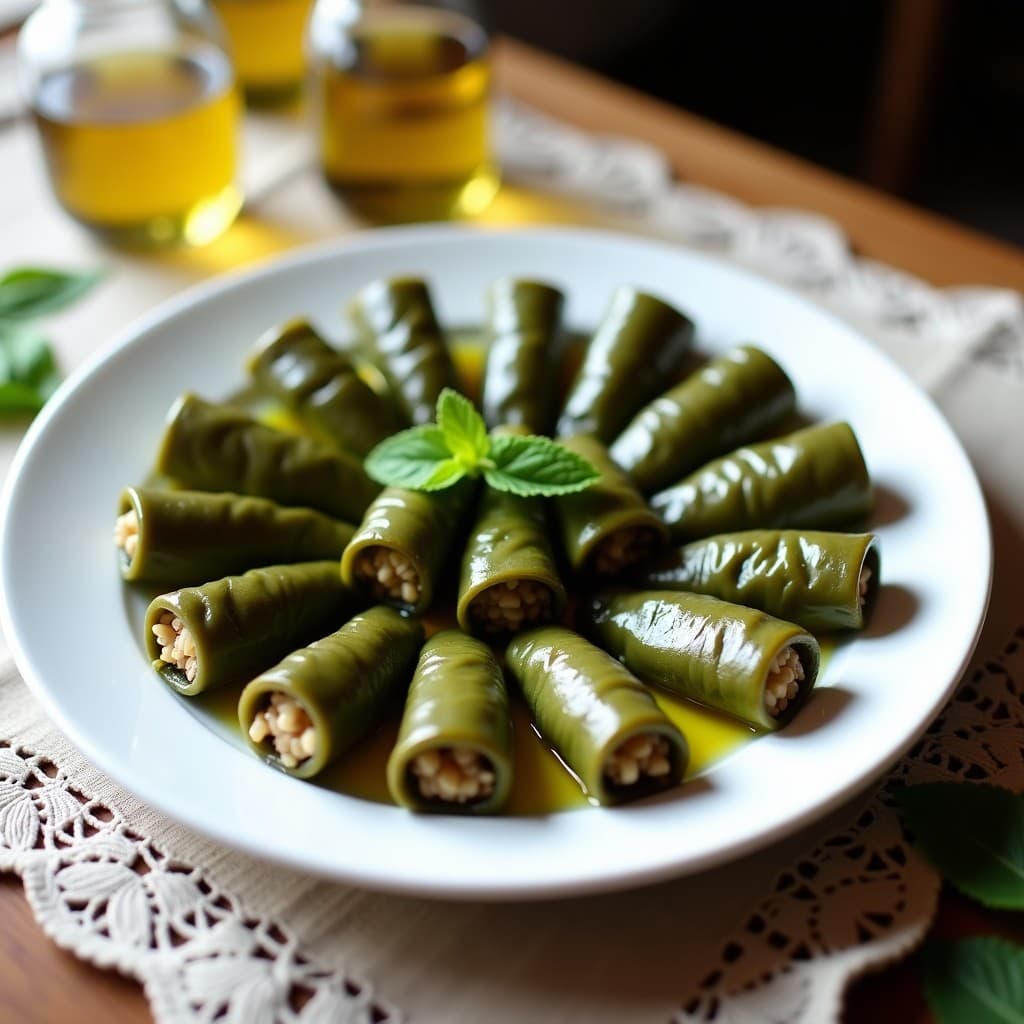 Dolmas de Hojas de Parra Rellenas de Arroz Salvaje y Limón: Receta Árabe en Thermomix