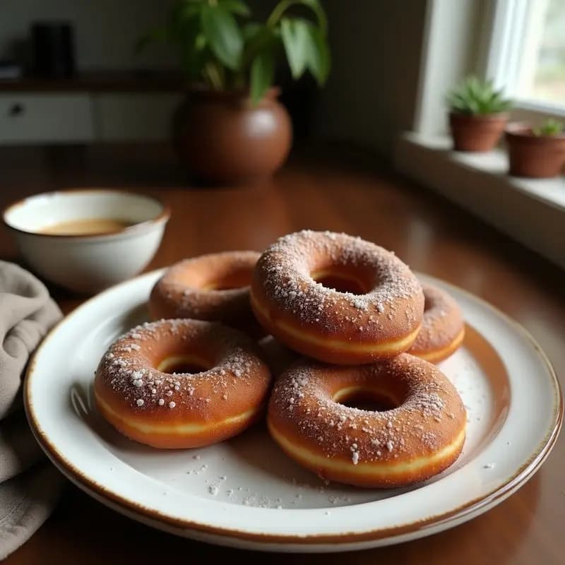 Donuts de aguacate y Cacao: Postre Keto Sin Harina en Airfryer