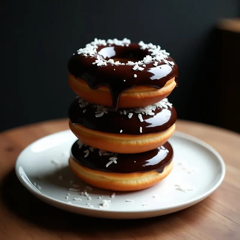 Donuts de Aguacate y Cacao: Postre Vegano que No Parece Saludable
