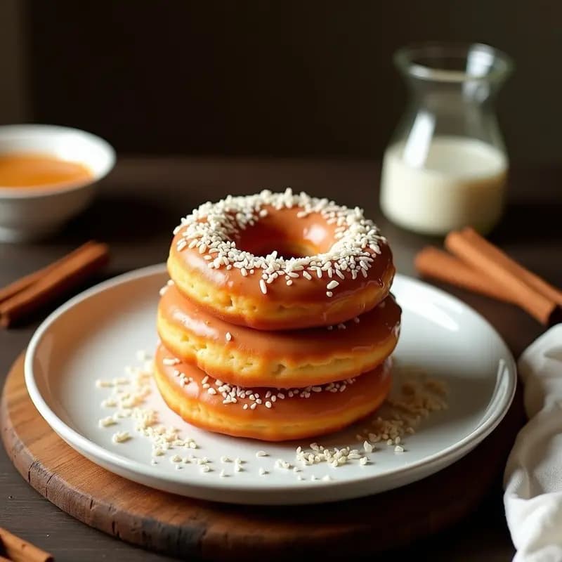 Donuts Franceses de Batata y Canela: Postre Sin Gluten y Sin Horno en Airfryer