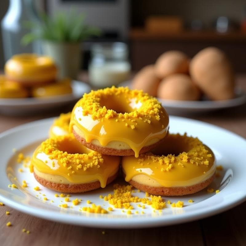 Donuts de Harina de Coco y Cúrcuma: Postre Antiinflamatorio Sin Horno y Keto