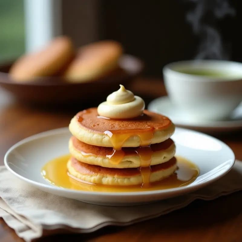 Dorayaki de Miel y Crema de Castaña: Postre Japonés en Sartén