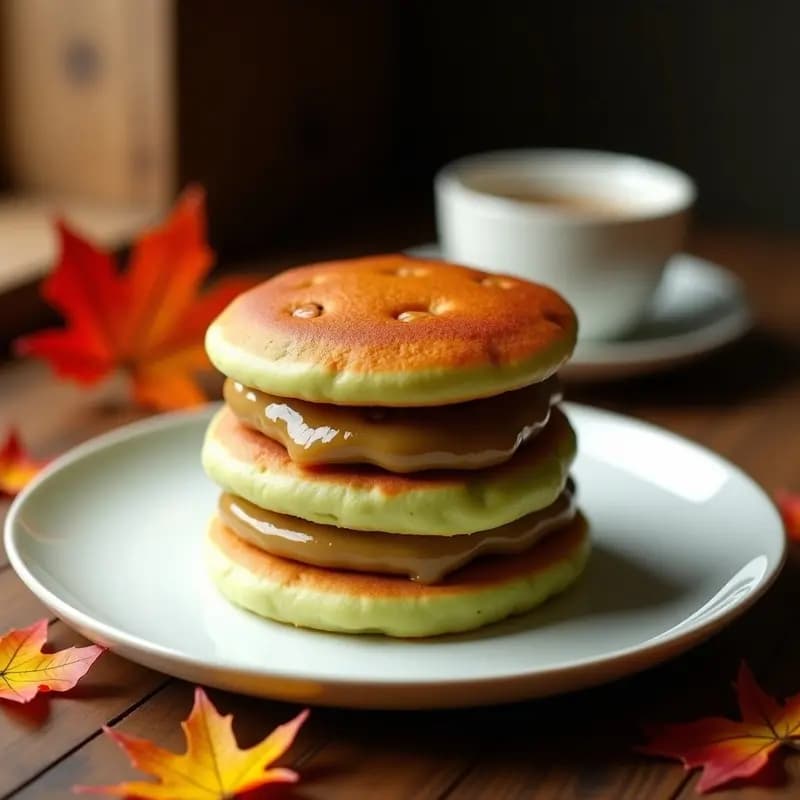 Dorayaki de Red Bean y Castaña: Postre Japonés con Twist de Otoño