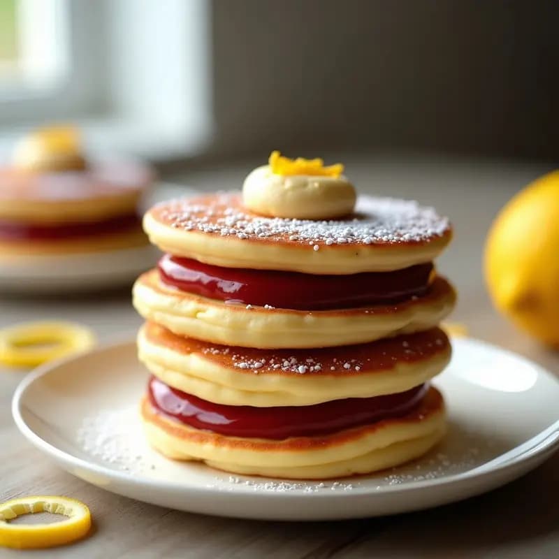 Dorayaki de Red Bean Paste y Queso Crema: Postre Japonés con Toque Occidental