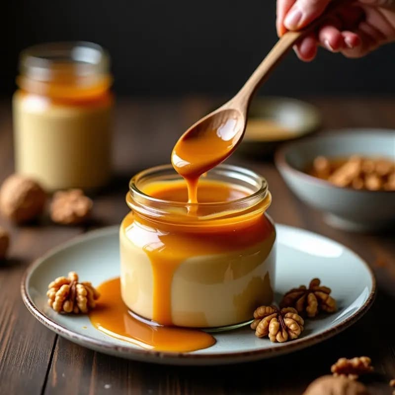 Dulce de Leche de Cabra y Nueces: Postre Argentino Keto con 3 Ingredientes