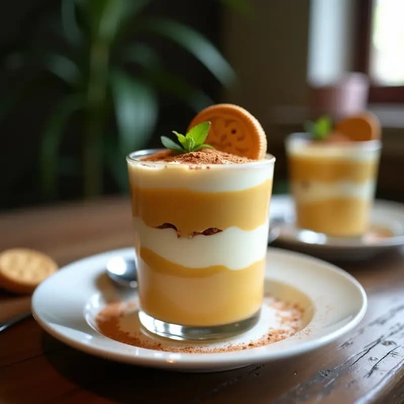 Dulce de Leche Cortada con Queso Crema y Galletas María: Postre Argentino Sin Horno