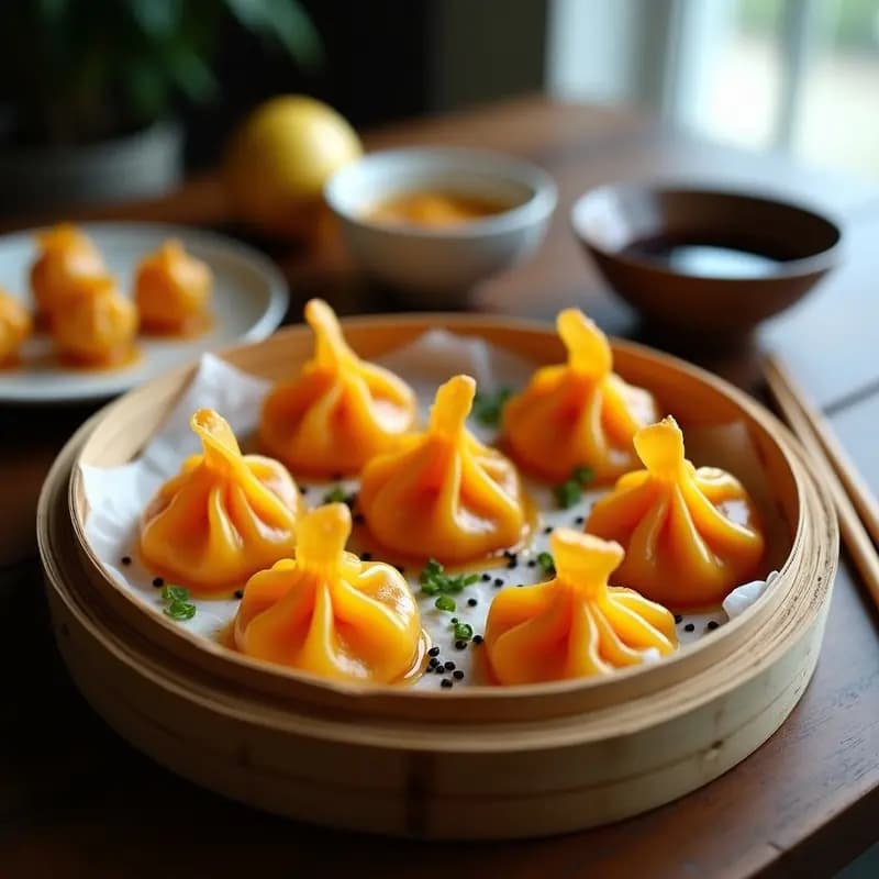Dumplings de Calabaza y Gingko: Receta China al Vapor Sin Gluten y Antiinflamatoria