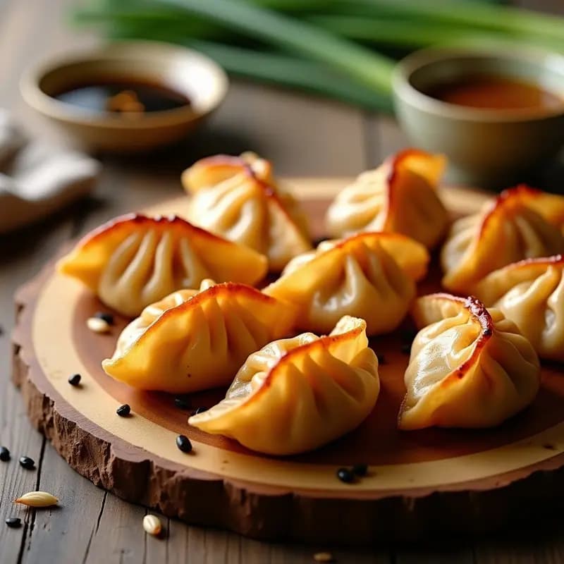 Dumplings de Camarón y Cebolla China: Receta en Airfryer y Crujientes por Fuera