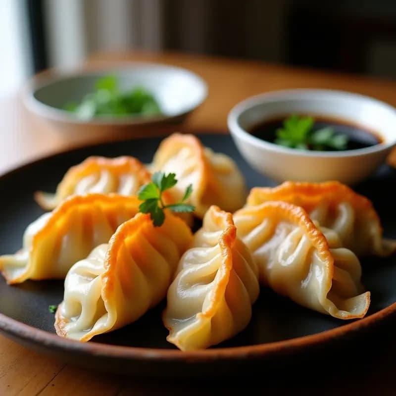 Dumplings de Camarón y Cilantro: Aperitivo Chino en Airfryer y Sin Gluten