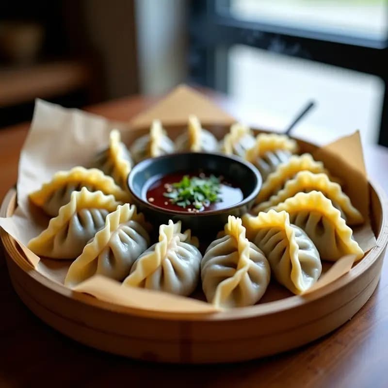 Dumplings Chinas de Cerdo y Repollo con Salsa Soll: Receta al Vapor en 15 Minutos