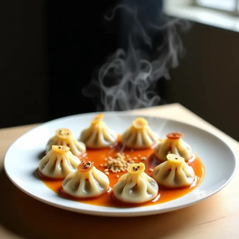 Dumplings Chinos de Col y Zanahoria: Empanadillas al Vapor con Salsa de Sésamo y Jengibre