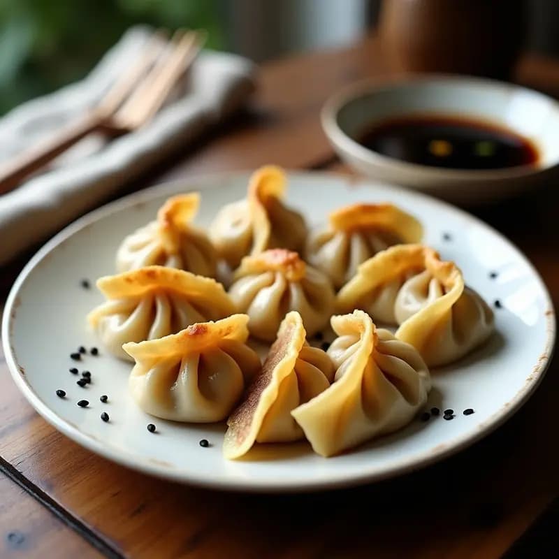 Dumplings de Col Rellena y Hongos Shiitake: Receta China en Airfryer Sin Freír