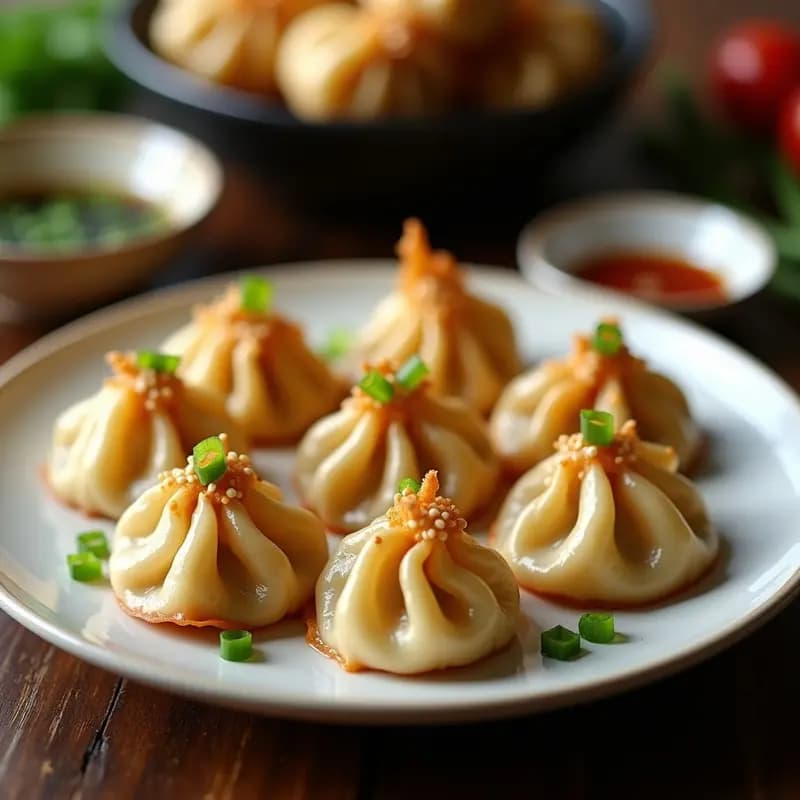 Dumplings de Coliflor y Cerdo: Receta China en Airfryer y Baja en Carbohidratos
