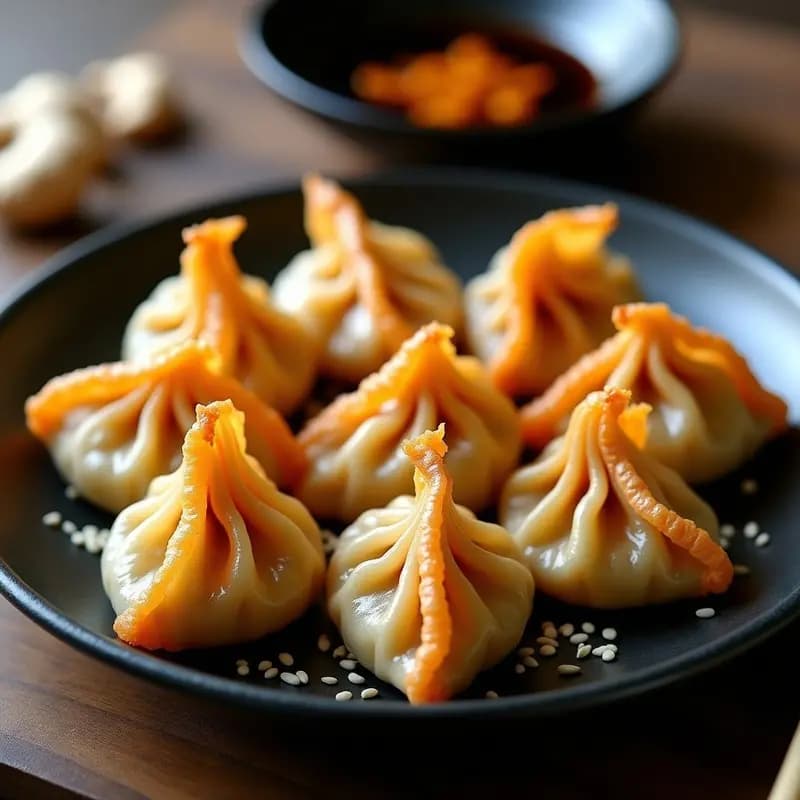 Dumplings Coreanos Kimchi Mandu: Empanadillas Picantes Veganizadas en Airfryer