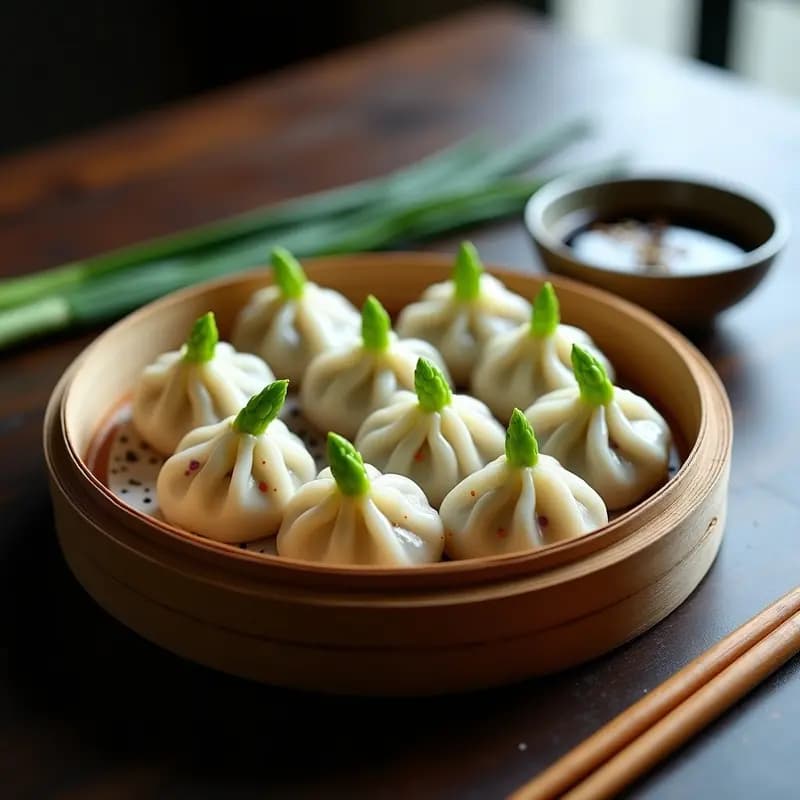 Dumplings de Espárragos y Zanahoria: Entrante Chino al Vapor Sin Gluten