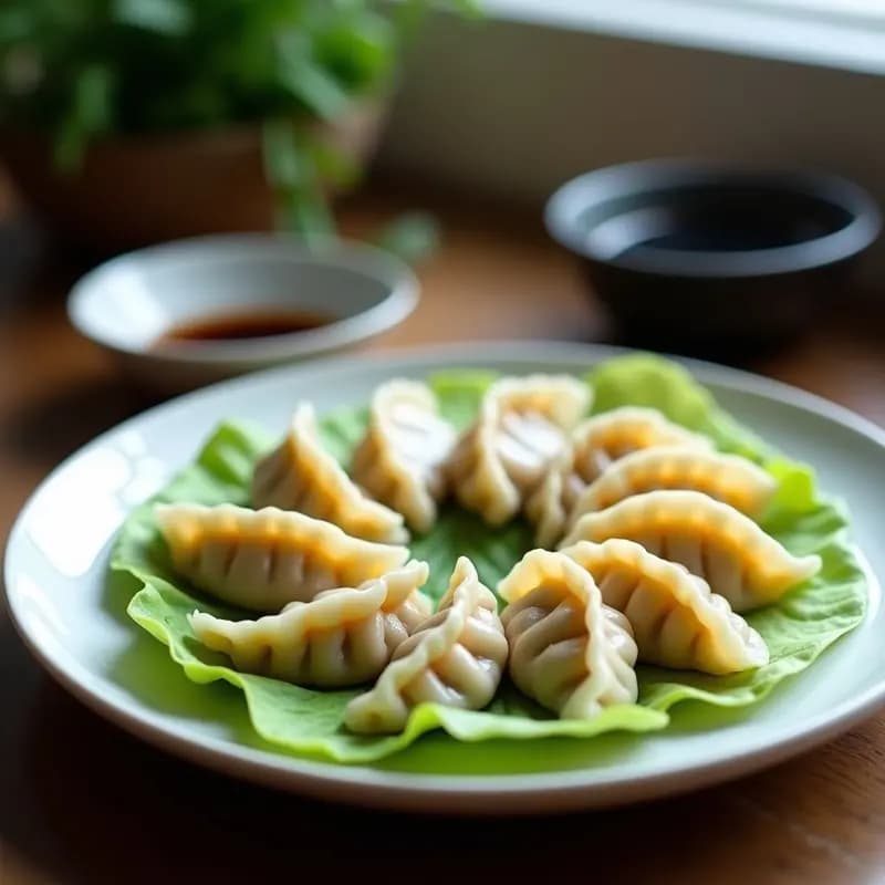 Dumplings Chinos de Espinaca y Tofu al Vapor: Receta Vegana y Baja en Calorías