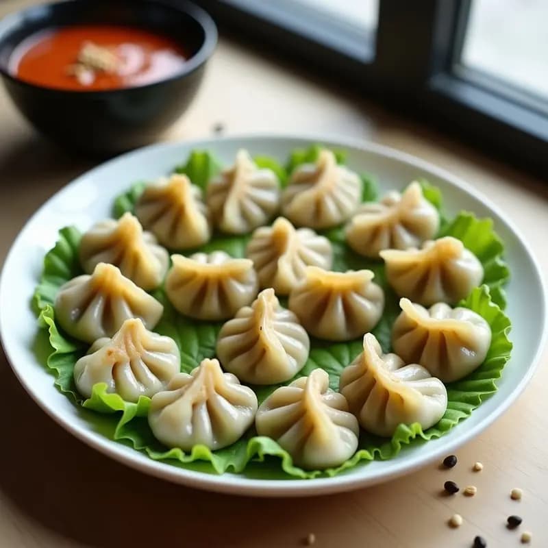 Dumplings de Espinacas y Queso de Cabra con Salsa de Chile y Miel: Receta Fusion Asia-Europea