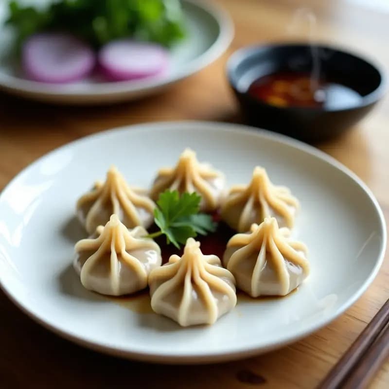 Dumplings de Hongos Reishi y Jengibre: Aperitivo Chino al Vapor y Antioxidante