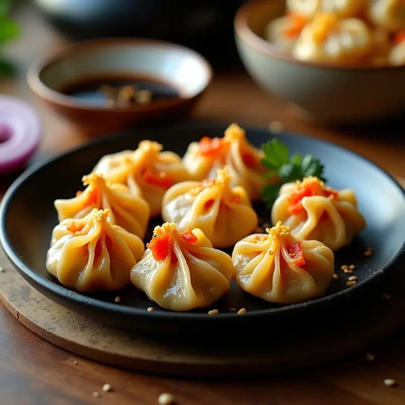 Dumplings de Kimchi y Tempeh: Receta Coreana Fermentada en Airfryer con Toque Picante