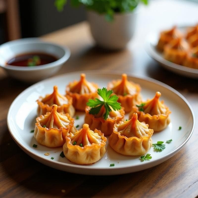 Dumplings de Kimchi y Tofu: Receta Coreana Vegana en Airfryer y sin Gluten