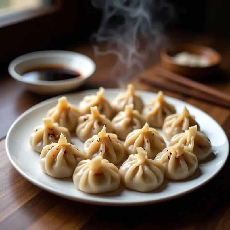 Dumplings de Repollo Morado y Zanahoria: Empanadillas Chinas Veganizadas