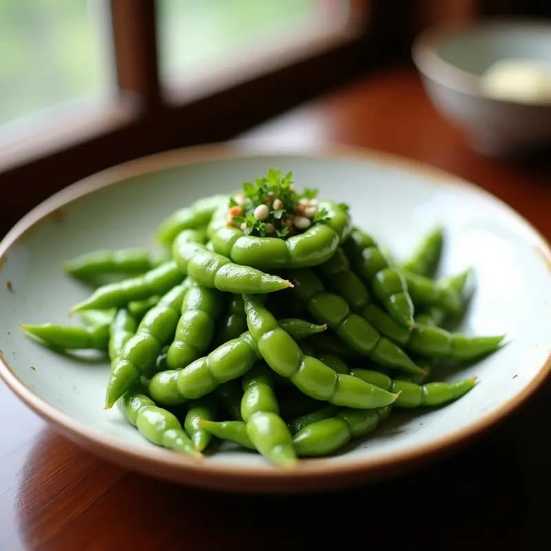 Edamame Japonés con Sal marina: Aperitivo Saludable y Alto en Proteína en 5 Minutos