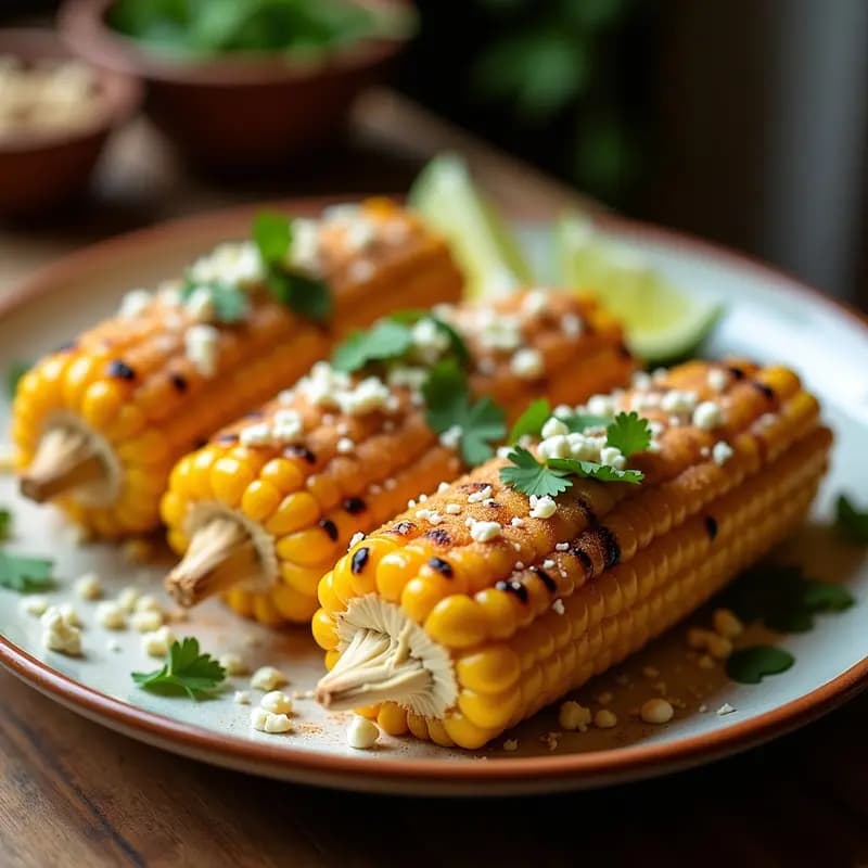 Elote Asado con Mayonesa de Chipotle y Queso Cotija: Receta Mexicana Callejera y Adictiva