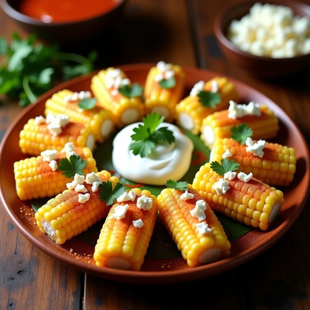 Antojos de Elote con Queso Cotija y Chile en Polvo: Receta Mexicana en Airfryer
