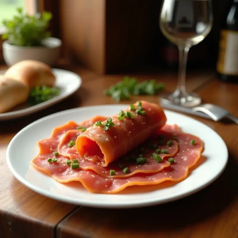 Embutido de Ave con Ciruelas y Pistachos: Jamón Enrollado Francés para Fiestas