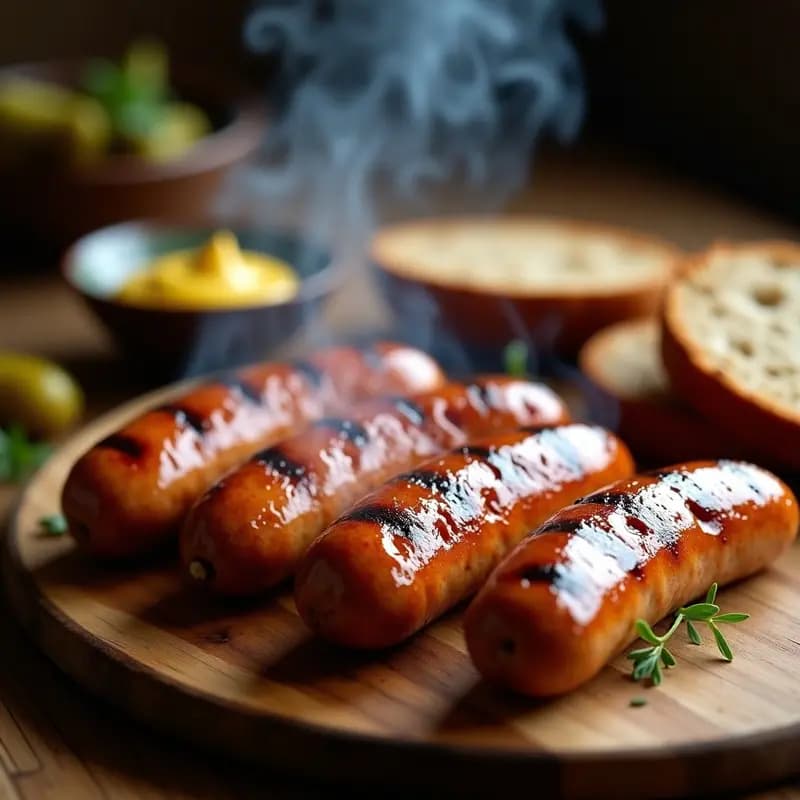 Embutido de Avena y Lentejas: Salchicha Vegana Alemana para BBQ Sin Soja