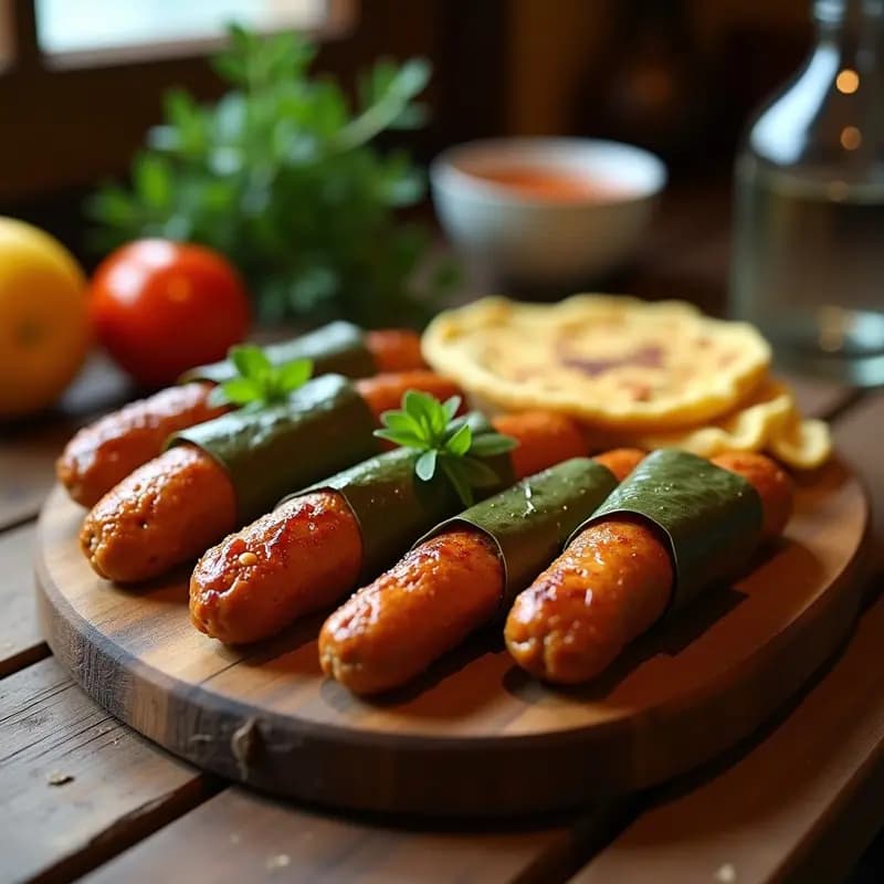 Embutido de Sincelejo Vegano: Receta Colombiana con Jackfruit y Especias en Airfryer