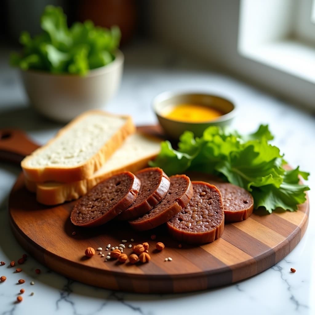 Embutido Vegano de Lentejas y Zanahoria con Especias Ahumadas: Receta para Sandwiches Sin Gluten