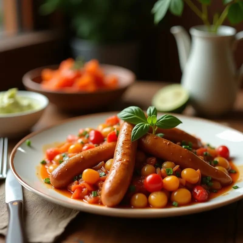 Embutidos de Lentejas y Zanahoria: Salchichas Vegetales para Asar en Airfryer