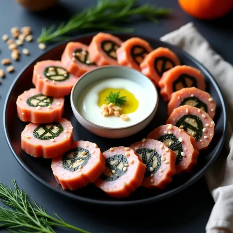 Embutidos Caseros de Merluza y Algas Nori: Receta Japonesa Keto y Alta en Omega-3