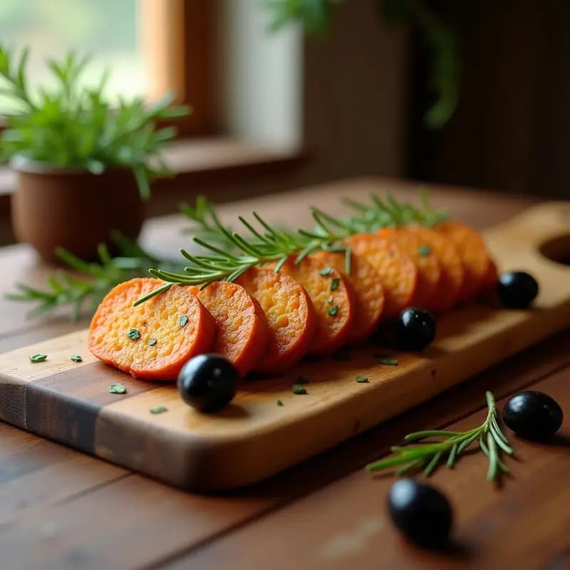 Embutidos de Seitan al Romero: Receta Española Vegana para Tapitas