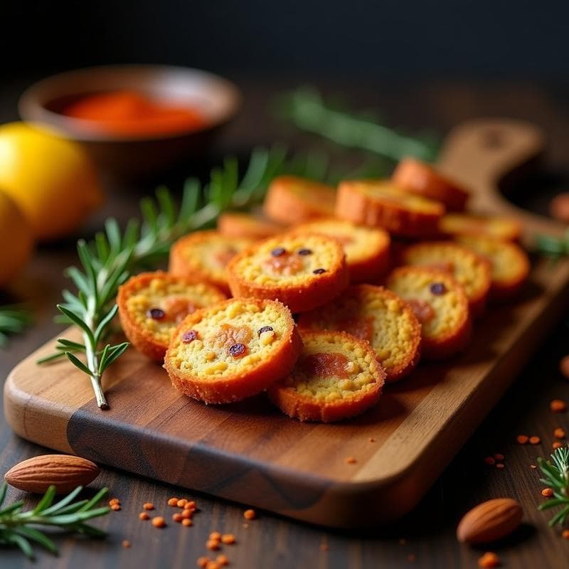 Embutidos Veganos de Berenjena y Almendras: Receta Española en Airfryer