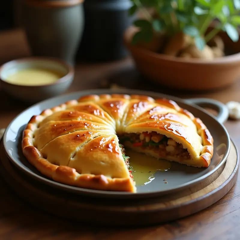 Empada Gallega de Zorza: Receta Tradicional en Horno