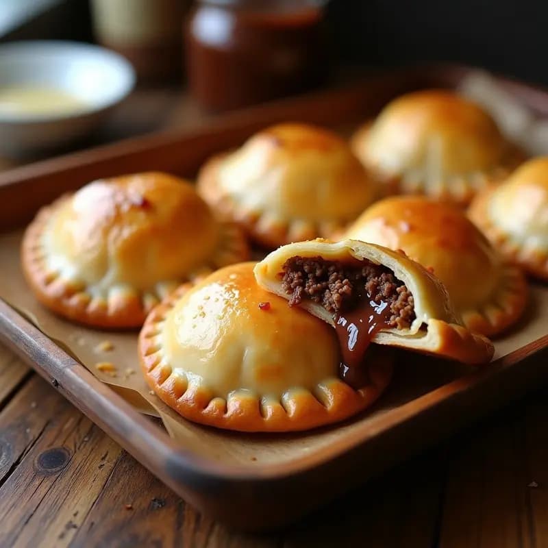 Empanada de Carne y Queso con Hojaldre Relleno de Nutella: Receta Argentina Dulce-Salada