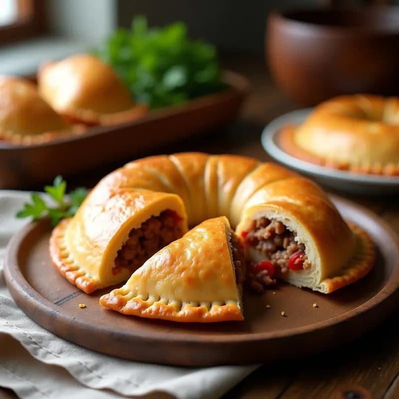 Empanada de Zorza: Receta Asturiana de Masa Fina con Relleno de Cerdo