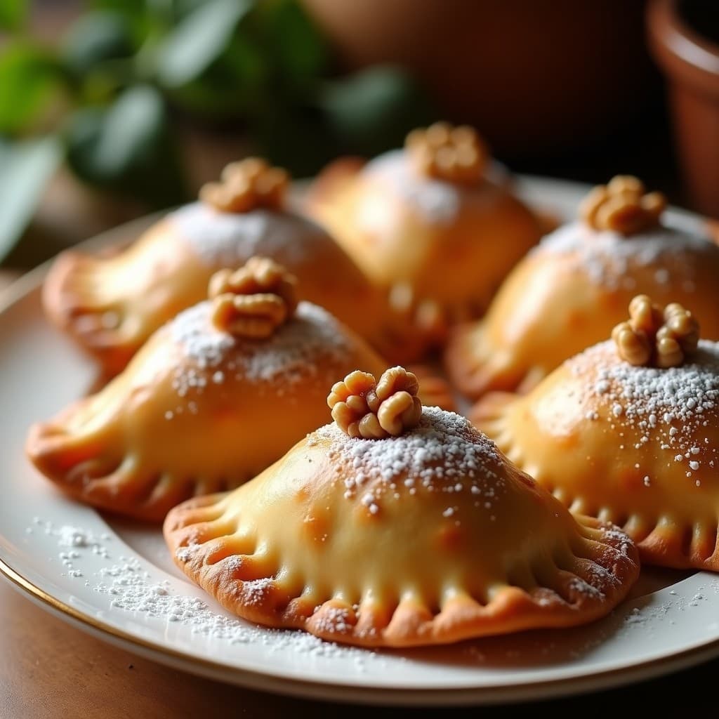 Empanadas de Alfajor Rellenas de Dulce de Leche y Nueces: Receta Argentina Sin Horno