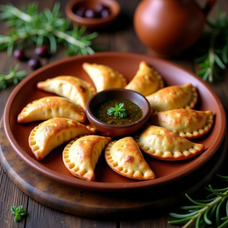 Empanadas de Harina de Algarroba Rellenas de Carne Picada y Pasas: Receta Argentina Tradicional