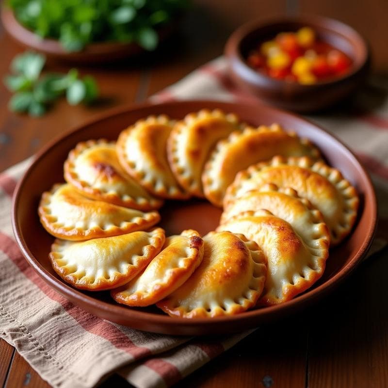 Empanadas Andeñas de Queso con Llajwa: Receta Tradicional Boliviana en 30 Minutos