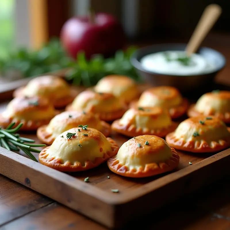 Empanadas Andes de Queso de Cabra y Pimentón: Receta Colombiana Gourmet al Horno