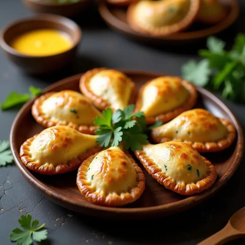 Empanadas Andinas de Espinaca y Queso Fresco: Receta Tradicional en 30 Minutos
