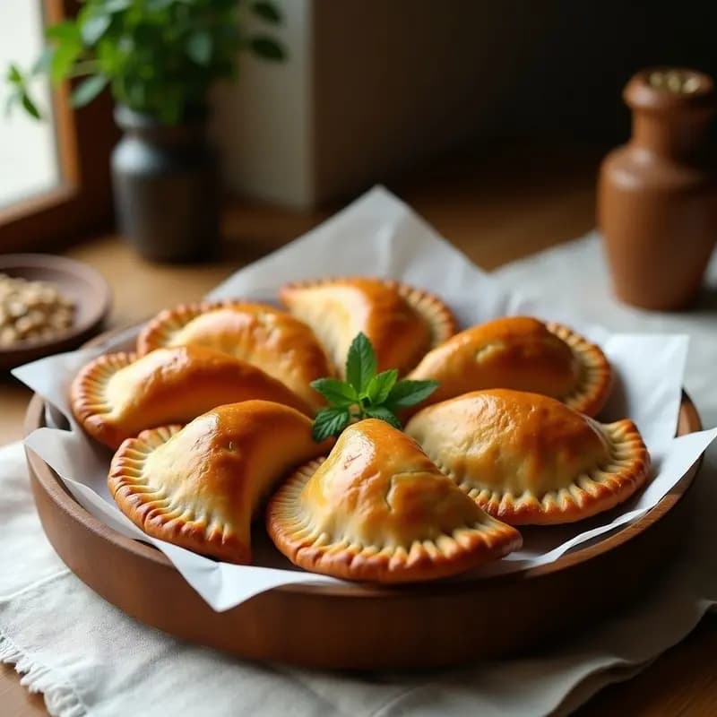 Empanadas Árabes de Carne y Piñones: Receta de Medio Oriente en Horno