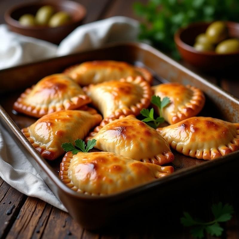 Empanadas Argentinas al Horno: Receta Crujiente y Tradicional con Toque Gourmet